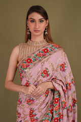 Resham Tiki Work SareeDSC01406