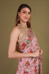 Resham Tiki Work SareeDSC01407