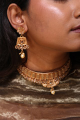 Golden Antique Choker SetIMG_0734