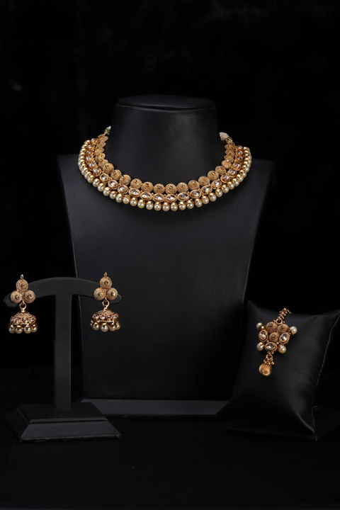 Golden Necklace Set