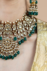 Kundan Emerald Green SetDSC09236