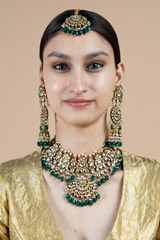 Kundan Emerald Green SetDSC09240