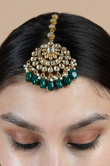 Kundan Emerald Green SetDSC09241