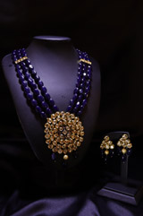 Stone Kundan Necklace Set