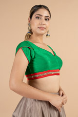 Green Saree BlouseDSC07452
