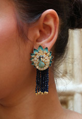 Peacock Dangler Earrings2925-1(1)