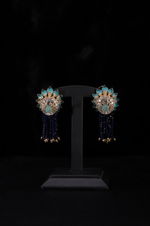 Peacock Dangler Earrings