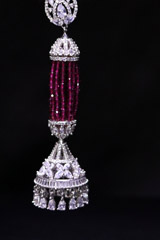 Zircon Stone Long Earrings