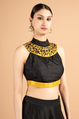 Black Embroidered BlouseDSC01551