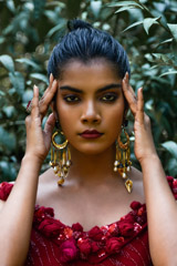 Black Golden Earrings_DSC0051