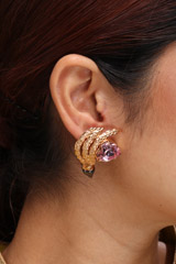 Pink Stud EarringsIMG_1091