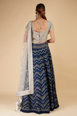 Cobalt Blue LehengaDSC00529