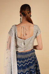 Cobalt Blue LehengaDSC00530