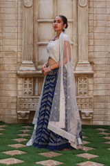 Cobalt Blue LehengaIMG_1440