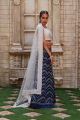 Cobalt Blue LehengaIMG_1447