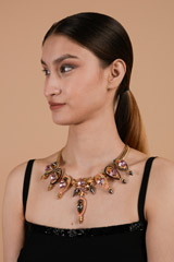 Elegant Pink Necklace_DTR3197