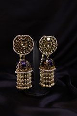 Blue Saphire Jhumki