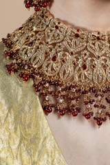 Red Antique Necklace SetDSC09189