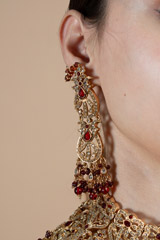 Red Antique Necklace SetDSC09190