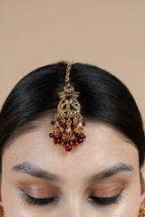 Red Antique Necklace SetDSC09191