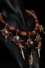 Brown Leather NecklaceIMG_0940