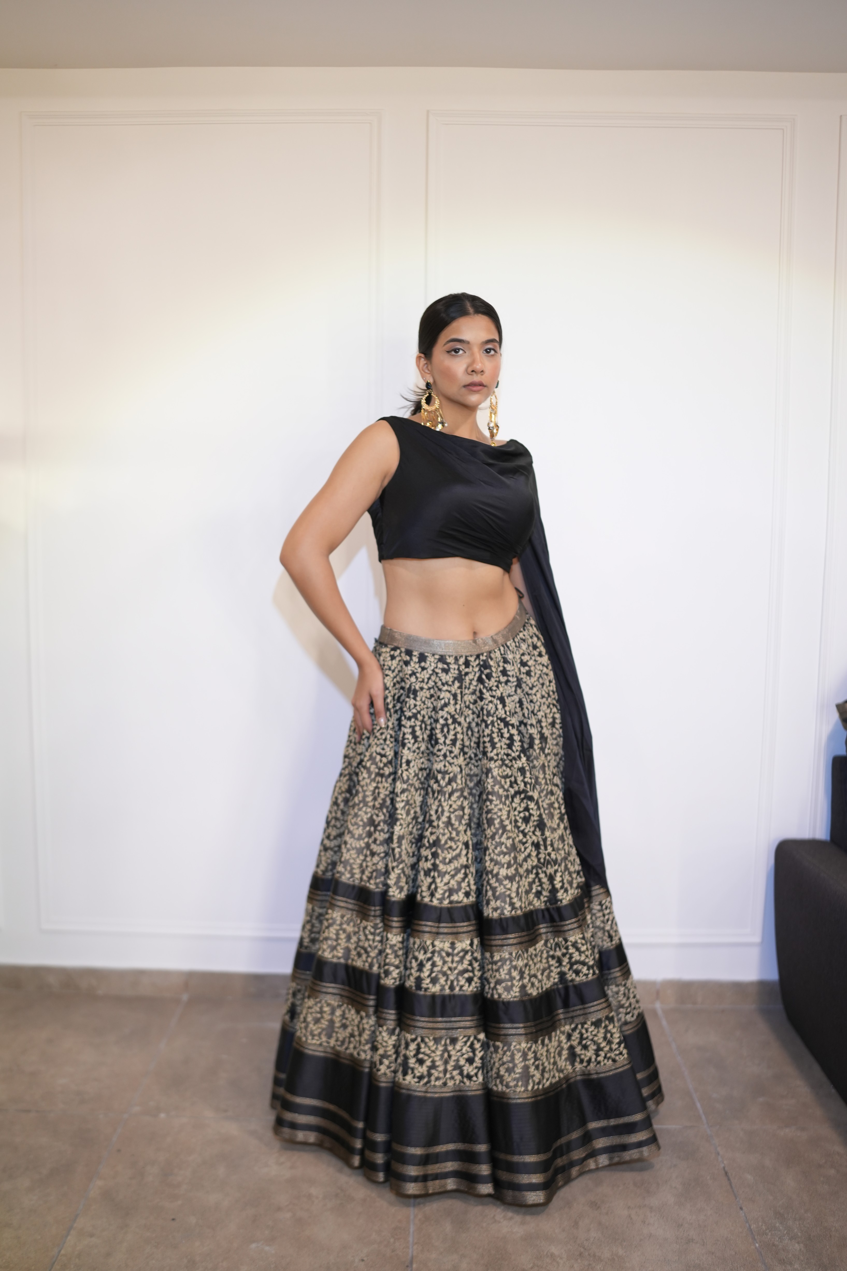 Black Lehenga