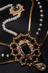 Grey Stone Studded HeadgearIMG_8586