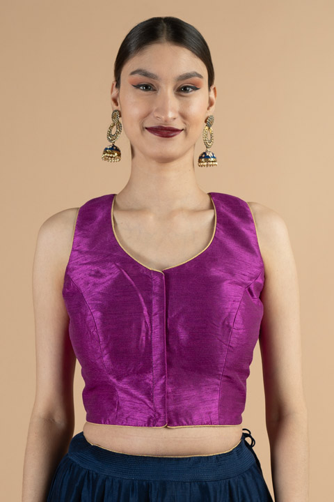 Magenta Saree Blouse