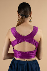 Magenta Saree BlouseDSC06826