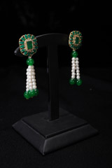 Emerald Moti Necklace SetIMG_9052