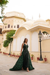 Forest Green GownDSC05835