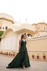 Forest Green GownDSC05837