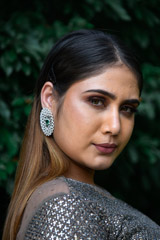 White Zircon Floral Studs_DSC8911