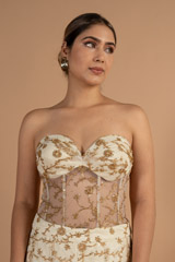 Beige Corset GownDSC00813