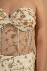 Beige Corset GownDSC00814