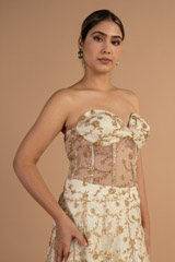 Beige Corset GownDSC00818