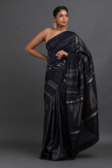 Navy Blue SareeIMG_5393