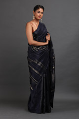 Navy Blue SareeIMG_5394