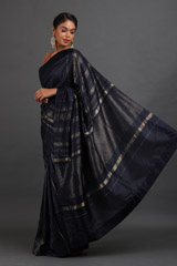 Navy Blue SareeIMG_5398