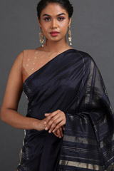 Navy Blue SareeIMG_5402