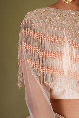 Embroidered Tasseled Lehenga SetDSC07228