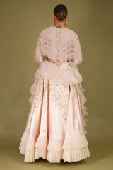 Embroidered Tasseled Lehenga SetDSC07230