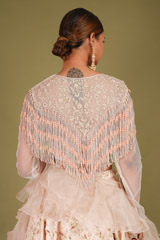 Embroidered Tasseled Lehenga SetDSC07231