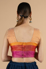 Orange Sleeveless BlouseDSC06866