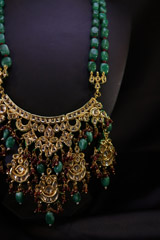 Green Kundan Necklace SetIMG_8953