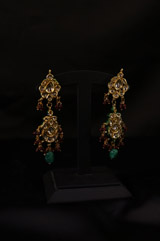 Green Kundan Necklace SetIMG_8955