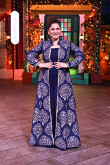 Blue Printed Top Bottom Set