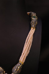 Peach Moti Necklace SetIMG_9083