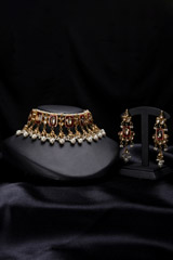 Moti And Kundan Choker Set3042_video