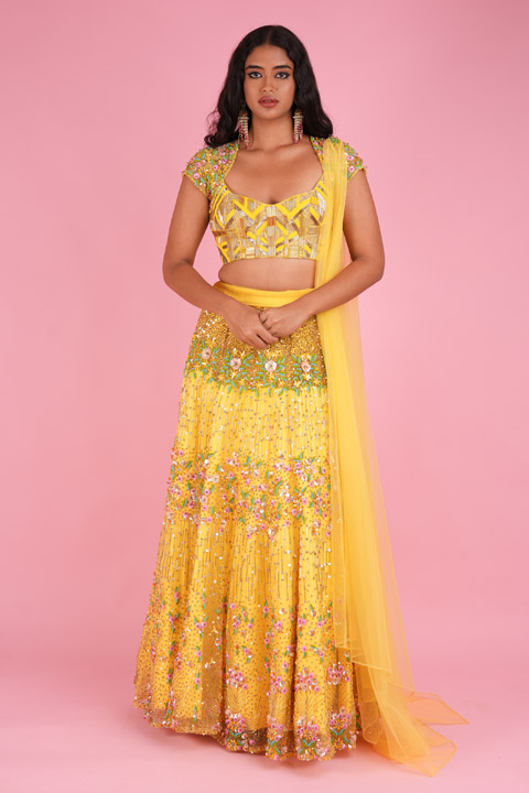 Sunshine Yellow Lehenga